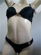 Conjunto Pimentinha - Em Micro Fibra Cor Preta - Cod. p6614
