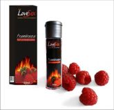 Gel Comestível Lovesex Hot Framboesa- 20 ml