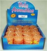 vela aromatica afrodeziaca  sabor mel  cada  UNIDADE